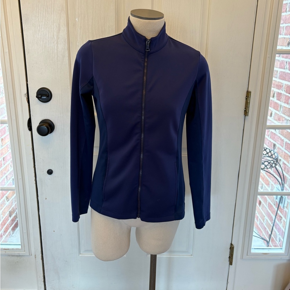 EP Navy Blue Zip-Up Golf Jacket Ladies Small